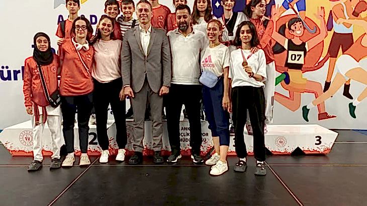 Doğuş Spor Tekvando Sporcumuz Nisa Çolak Türkiye Üçüncüsü Olmuştur